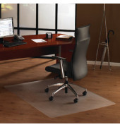 Bodenschutzmatte Cleartex unomat 89 x 119 cm Form O für Hartböden & Teppichböden PC