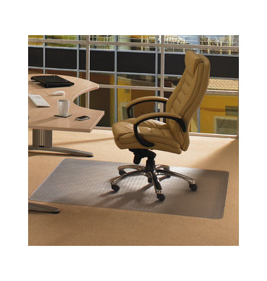 Bodenschutzmatte FCECO114860, 120x150cm, Form O (rechteckig), für Teppich