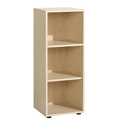 Regal 2 OH mit Standfüßen Ahorn 400x420x752