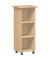 Stehpult Caddy, 4 Rollen, davon 2 feststellbar, Platte rechteckig, buche