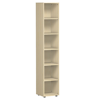 Regal 6 OH mit Standfüßen Ahorn 400x420x2160 Milano Regal 6 OH mit Standfüßen Ahorn 400x420x2160 Milano