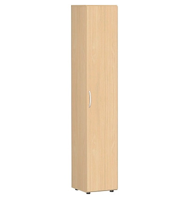 Aktenschrank Flex S-346100-BB, 6 OH, buche, 40x216x42cm (BxHxT)