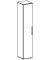 Aktenschrank Flex S-346100-LL, 6 OH, lichtgrau, 40x216x42cm (BxHxT)