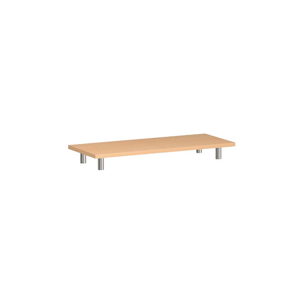 4038933408583 - Schwebende Platte ALICANTE als Aufsatz für Korpi B 800 mm Distanzstücke 100 mm Buche-Dekor