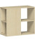 Anstellregal 2 OH 800x420x750 mit Bodengleiter, Ahorn