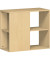 Anstellregal 2 OH 800x420x750 mit Bodengleiter, Buche