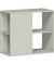 Anstellregal 2 OH 800x420x750 mit Bodengleiter, Lichtgrau