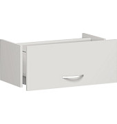 H&auml;ngeregistraturschrank S-381705-L Flex, lichtgrau, 1 Schublade, 2-bahnig