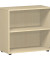 Regal 2 OH mit Standfüßen Ahorn 800x420x752 Milano