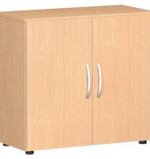 Aktenschrank Flex S-382100-BB, Holz, 2 OH, 80 x 75,2 x 42 cm, buche