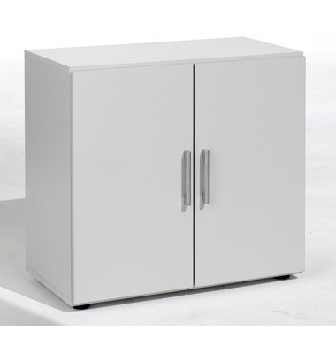 Aktenschrank Flex 382100LG, Holz, 2 OH, 80 x 75,2 x 42 cm, lichtgrau