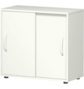 Aktenschrank Flex S-382502LL, 2 OH, lichtgrau, 80x79,8x42,5cm (BxHxT)