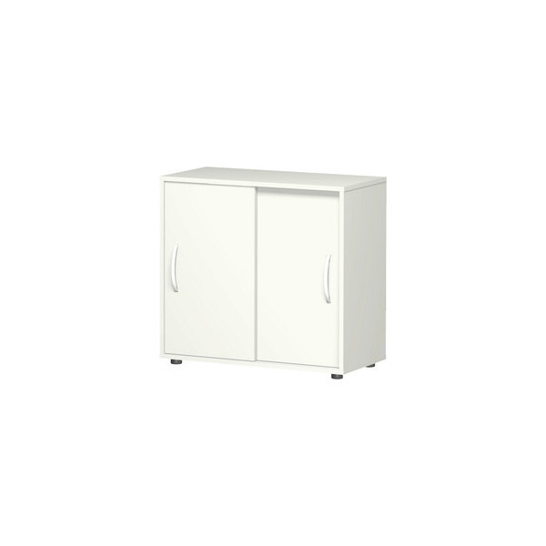 Geramöbel Aktenschrank Flex S-382502LL, Holz, 2 OH, 80 x 79,8 x 42,5 cm, lichtgrau 4038933482002 Geramöbel