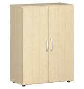 Aktenschrank Flex S-383102-AA, Holz, 3 OH, 80 x 110,4 x 42 cm, ahorn