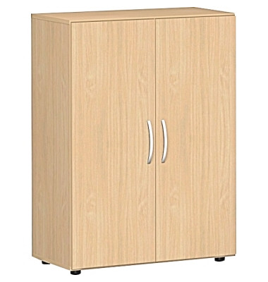 Aktenschrank Flex S-383102-BB, Holz, 3 OH, 80 x 110,4 x 42 cm, buche