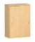 Aktenschrank Flex S-383502-BB, Holz abschließbar, 3 OH, 80 x 118,2 x 42,5 cm, buche