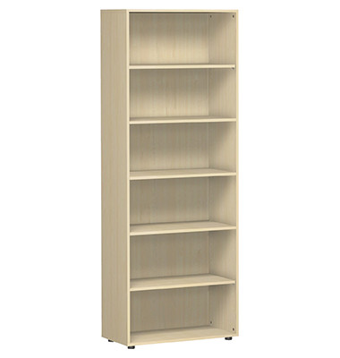 Regal 6 OH m. Standfüßen Ahorn/Ahorn 800x400x2160 Milano Regal 6 OH m. Standfüßen Ahorn/Ahorn 800x400x2160 Milano