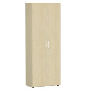 Aktenschrank Flex S-386100-AH, Holz abschließbar, 6 OH, 80 x 216 x 42 cm, ahorn