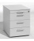 Rollcontainer S-530151-LL Flex, lichtgrau, 4 Schubladen, Holz, abschlie&szlig;bar