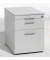 Rollcontainer S-530152-LL Flex, lichtgrau, 3 Schubladen, Holz, abschlie&szlig;bar