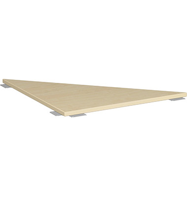 Verkettungsplatte S-617508AHSI ahorn dreieckig 80x80 cm (BxT)