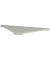 Verkettungsplatte S-617508LGSI grau dreieckig 80x80 cm (BxT)
