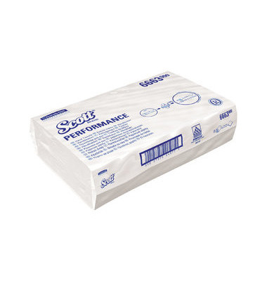 6663 Performance Handtücher Airflex 1-lagig weiß 15x212 Blatt  
