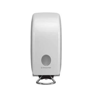 Seifenspender mit Armhebel wei&szlig; 24x12x25cm 1 L