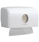 Handtuchspender klein wei&szlig; 16x29x14cm