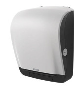 Rollenhandtuchspender 90045 Incusive, wei&szlig;/schwarz, Au&szlig;enabrollung