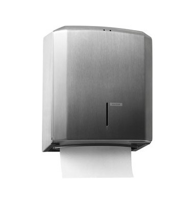 Falthandtuchspender 988366 M, silber, 500 T&uuml;cher