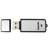 USB-Stick Fancy 00104308, silber/schwarz, ohne, USB 2.0, 32 GB