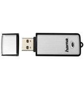 USB-Stick Fancy 00104308, silber/schwarz, USB 2.0, 32 GB