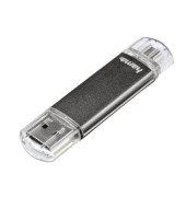 USB-Stick Laeta Twin micro USB grau 32 GB