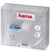 CD/DVD-Leerh&uuml;llen JewelCase transp. f.1 CD/DVD