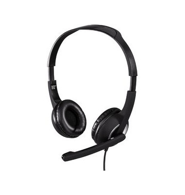PC Headset HS-300 Stereo, gepolsterte Ohrmuscheln, ultraleichtes Gewicht,