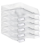 Briefablage VIVA 10275-23, A4/C4, transparent-hochglänzend, Polystyrol stapelbar