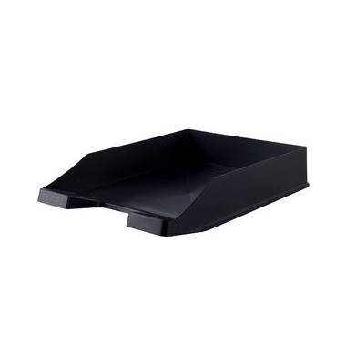 Briefablage KLASSIK KARMA 10278-13, A4/C4, schwarz, Polystyrol/recycelter Kunststoff stapelbar
