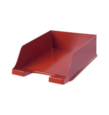 Briefablage Klassik XXL 1047-17  A4 / C4 rot Kunststoff stapelbar