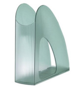 Stehsammler TWIN 1611-69, A4/C4, grau-transparent, Kunststoff, 76mm