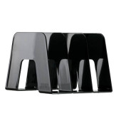 Katalogsammler 16200-13 Sorter 209x224x163mm schwarz Polystyrol 3 Fächer à 61mm