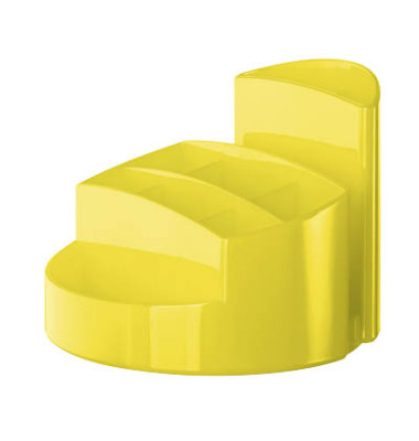 Schreibtisch-Köcher Rondo gelb