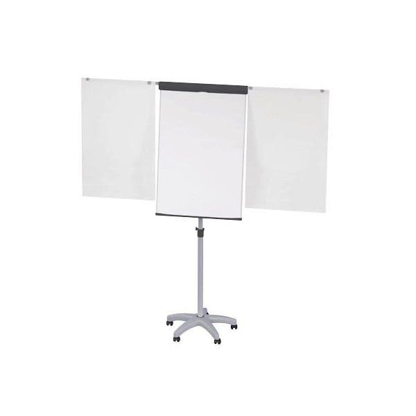 4002390052573 - Flipchart MAULstandard 63726 82 grau mit Rollen mit 2 Seitenarmen 4002390052573 Maul