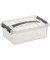 Aufbewahrungsbox Q-Line H6160002, 4 Liter, mit Deckel, au&szlig;en 300x200x100mm, Kunststoff transparent