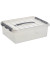 Aufbewahrungsbox Q-Line H6160202, 10 Liter, mit Deckel, au&szlig;en 400x300x120mm, Kunststoff transparent