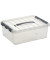 Aufbewahrungsbox Q-Line H6160302, 12 Liter, mit Deckel, au&szlig;en 400x300x140mm, Kunststoff transparent