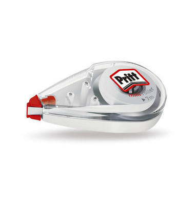 Korrekturroller PRKMB Mini, transparent, 4,2mm x 7m, Einweg, in Blister