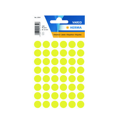 Markierungspunkte Vario 1854, leuchtgelb, &Oslash; 12mm