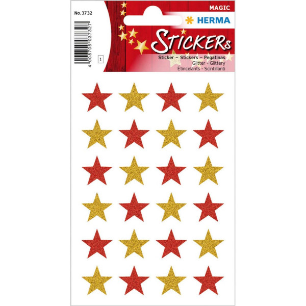 4008705880312 - Schmucketikett MAGIC Sterne glittery 1Bl 1Pack 4008705880312 10 Beutel 4008705880312 - Schmucketikett MAGIC Sterne glittery 1Bl 1Pack 4008705880312 10 Beutel