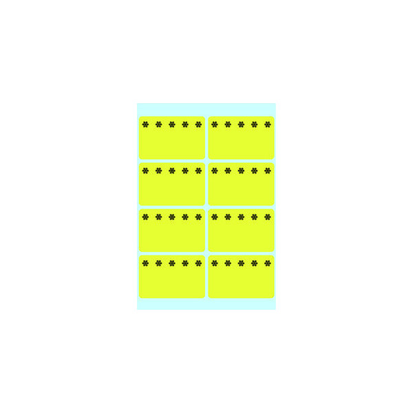 4008705037716 - 10 x HERMA Tiefkühletiketten 26x40mm gelb Eiskristalle VE=48 Stück